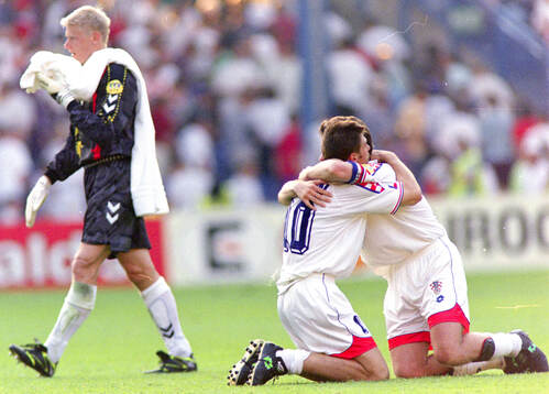 Football, Uefa EURO 1996 (England), Group D, Croatia -