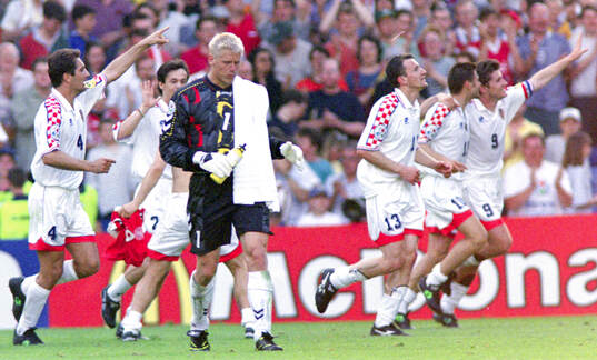 Football, Uefa EURO 1996 (England), Group D, Croatia -