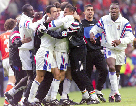 Football, Uefa EURO 1996 (England), Quarterfinal, France -