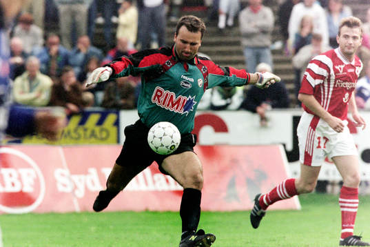 Björn Nordberg, målvakt i Halmstad
