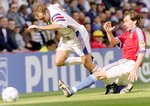 Football, Uefa EURO 1996 (England), Semifinal, France -