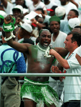 Supporter från Nigeria