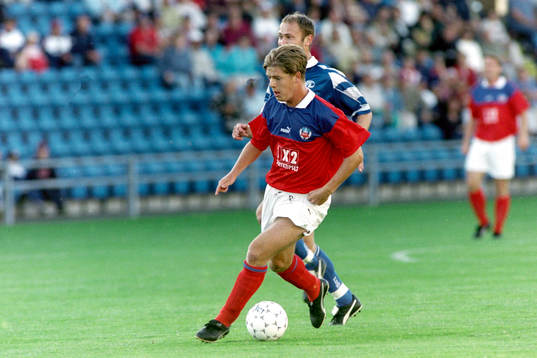 Fotboll, Uefacupen, kval, Helsingborg - Dynamo 93 Minsk,