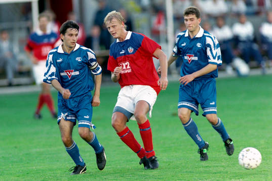 Fotboll, Uefacupen, kval, Helsingborg - Dynamo 93 Minsk,