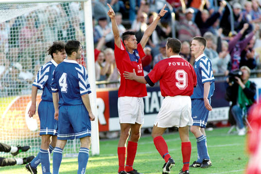 Fotboll, Uefacupen, kval, Helsingborg - Dynamo 93 Minsk,