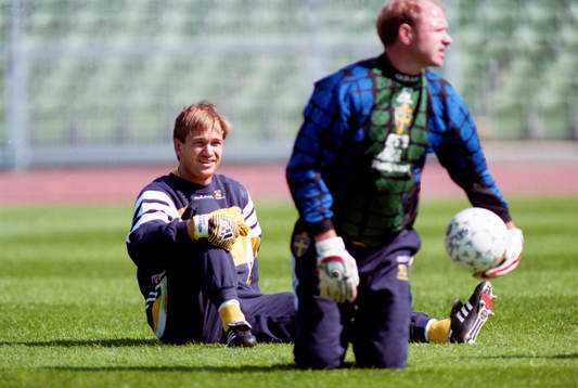Bengt Andersson, målvakt, Thomas Ravelli, målvakt, Sverige