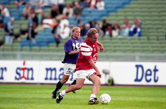 Fotboll, Sverige - Danmark, 0-1, förmatch, Tipstjänst -