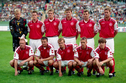 Den danska startelvan