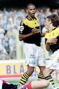 Pascal Simpson och Alexander Östlund, AIK