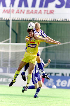 Peter Larsson, Oddevold i en nickduell