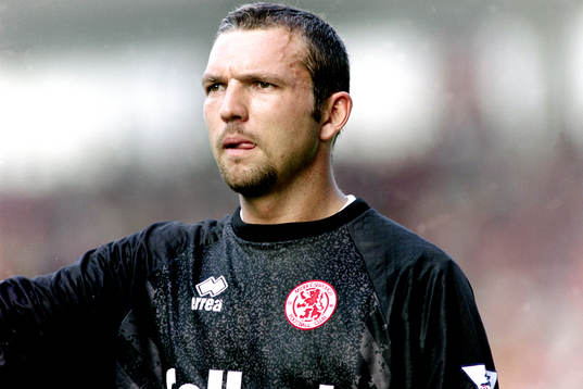 Alan Miller, målvakt i Middlesbrough