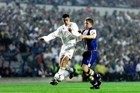 Fotboll, Premiership, Leeds - Sheffield Wednesday, 0-2