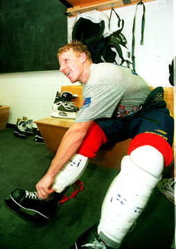 Ishockey, Daniel Alfredsson i Tre Kronors omklädningsrum
