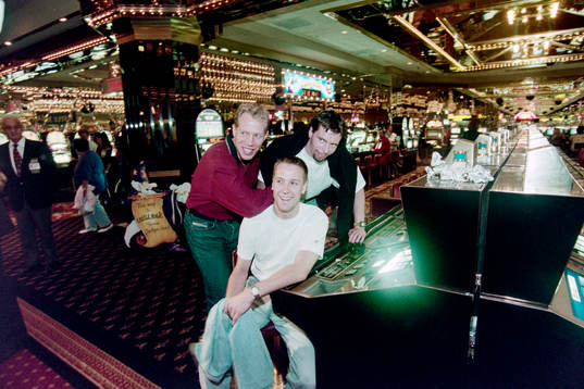Jonas Bergqvist, Roger Johansson och Tommy Söderström på