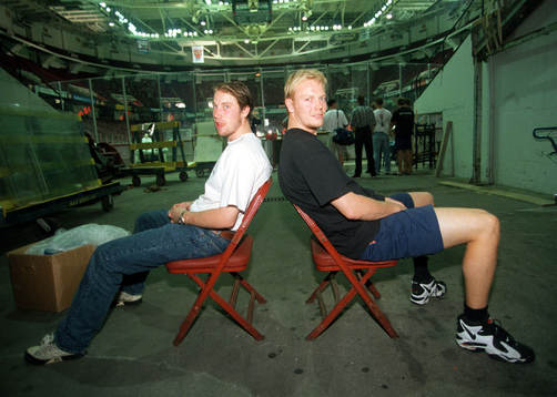 Ishockey -- Peter Forsberg (Peter Foppa Forsberg) och Mats