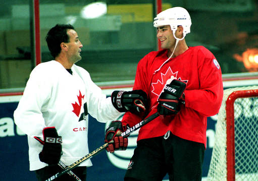 Paul Coffey och Eric Lindros