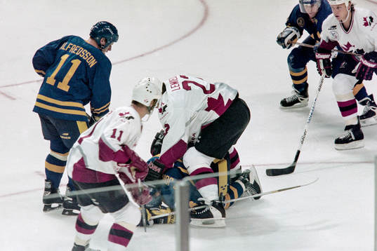 Ishockey, World Cup, Sverige - Kanada
