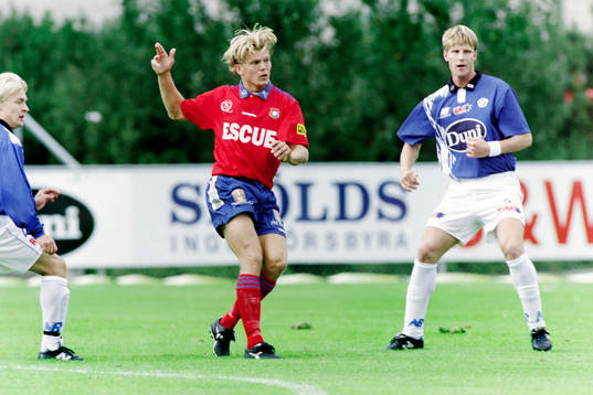 Marcus Allbäck, Örgryte och Jesper Mattsson, Halmstad