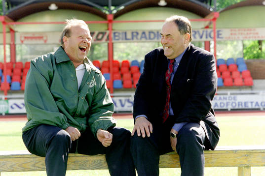 Bengt Lydeborn och Lennart Söderberg, tränare i Västerås