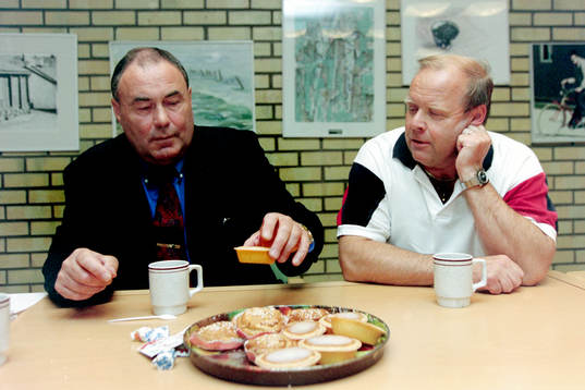Lennart Söderberg och Bengt Lydeborn, tränare i Västerås