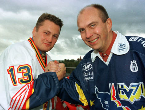 Stephan Lundh, Djurgården bryter arm med Sune Bergman, HV