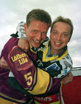 Per Bäckman, Färjestad och Pär Mårts, Västerås i envig