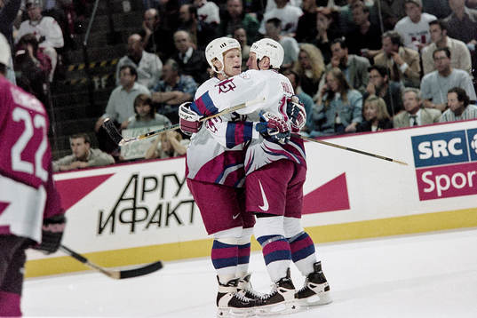 Gary Suter och Bill Hull, USA