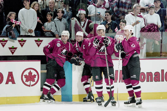 Paul Coffey och Wayne Gretzky, Kanada deppar
