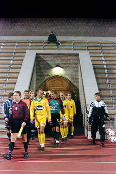 Halmstad på väg in på Stockholm Stadion