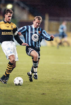 s Gary Sundgren och Djurgårdens Kaj Eskelinen