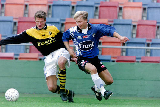 Michael Brundin, AIK och Robert Andersson, Halmstad