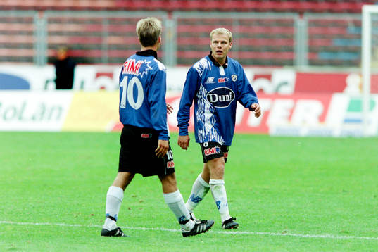 Fredrik Ljungberg och Magnus Svensson, Halmstad