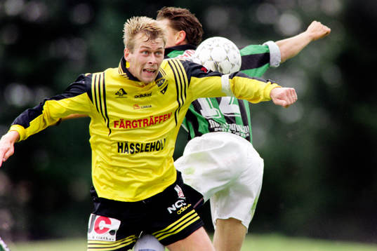 Bläddra bland fler bilder av Fotboll, Div 1 södra, IFK Hässleholm - Gais, 1-1