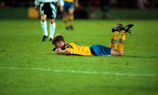 Bläddra bland fler bilder av Fotboll, VM-Kval, Sverige - Österrike, 0-1