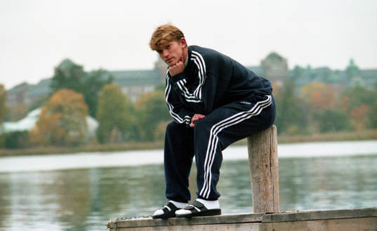 Jesper Blomqvist på bryggan