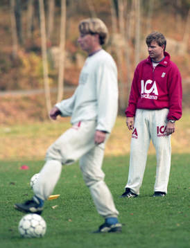 Mats Jingblad, tränare och Stefan Pettersson, Göteborg