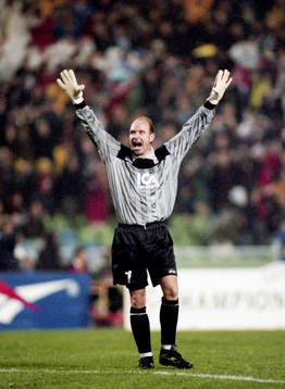 Thomas Ravelli, målvakt,  Göteborg jublar