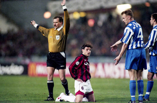 Marco Simone, Milan och Jonas Olsson, Göteborg