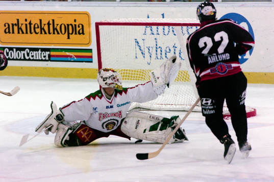Mikael Sandberg, målvakt i Frölunda