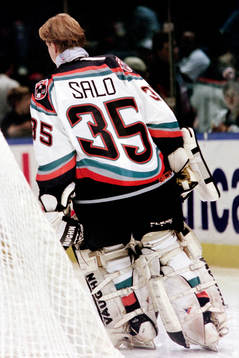 Tommy Salo, målvakt, New York Islanders