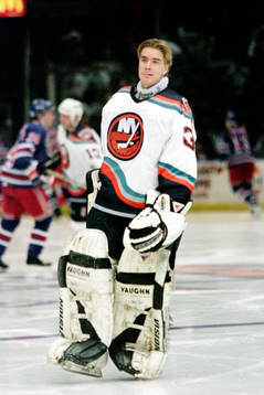 Tommy Salo, målvakt, New York Islanders