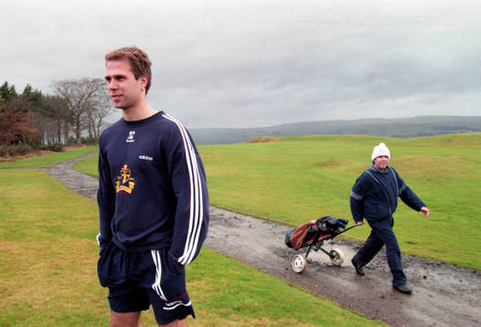 Teddy Lucic på golfbanan