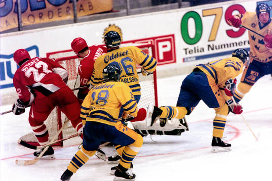 Ishockey, Karjala Cup, Sverige - Ryssland, 4-1