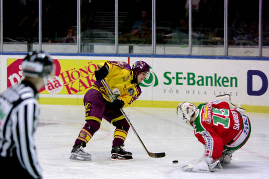 Mikael Sandberg, målvakt i Frölunda