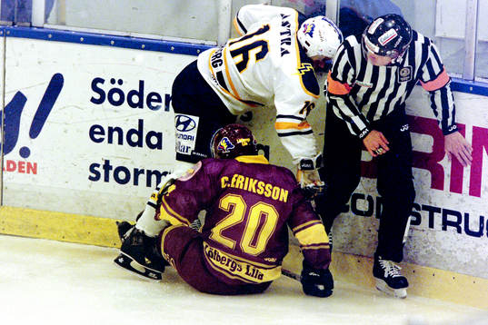 Patrik Nyberg, Södertälje och Claes Eriksson, Färjestad