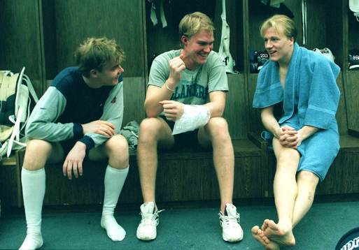 Tommy Salo, Kenny Jönsson och Niklas Andersson