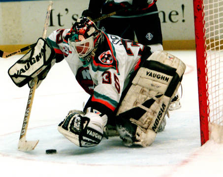 Tommy Salo, målvakt i New York Islanders