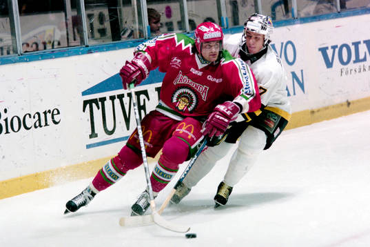 Joacim Esbjörs, Västra Frölunda med Stefan Gustavsson,