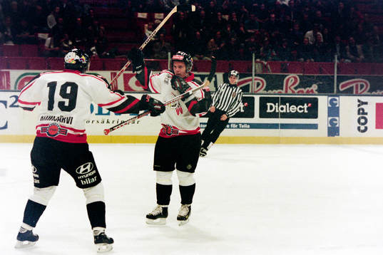 Juha Riihijärvi och Daniel Rydmark, Malmö jublar