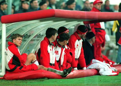 Jesper Blomqvist, Milan, på avbytarbänken